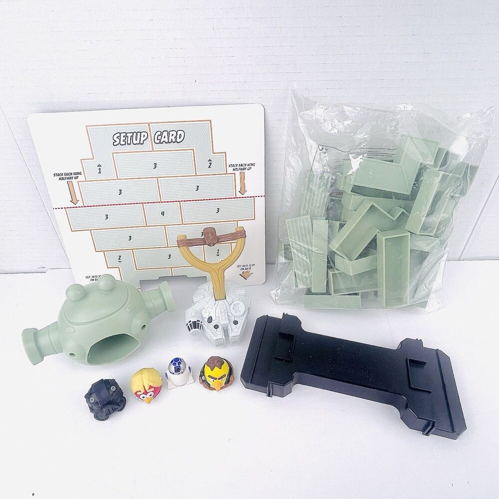Angry Birds Star Wars Jenga Tie Fighter Game Complete Set 2013 Hasbro NEW No Box